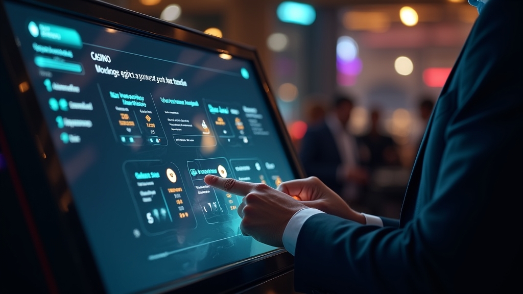 Casino cashier screen showing payment methods and deposit options